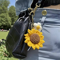 Nouveauté 2026 : Porte-clés feuille de tournesol, best-seller, pour sac d'étudiant, idéal pour la rentrée scolaire et comme décoration de cadeau de vacances