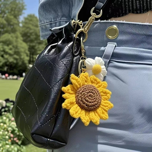 Nouveauté 2026 : <span class=keywords><strong>Porte</strong></span>-clés feuille de tournesol, best-seller, pour sac d'étudiant, idéal pour <span class=keywords><strong>la</strong></span> rentrée scolaire et comme décoration de cadeau de vacances - Product Image 2