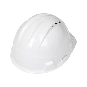 Capacete de segurança ajustável para construção, capacete azul vermelho e amarelo para segurança na indústria da construção
