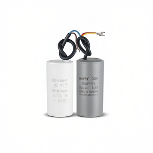 Condensateur de démarrage de moteur Cbb60 40-150µF 250V AC monophasé pour pompe à eau, compresseur d'air, moteur - Product Image 1