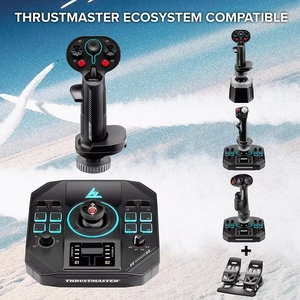 Thrustmaster Flight Joystick SOL-R4 Throttle + Set Compatible With <b>PC</b> Simulation Air Combat Game <b>Sticks</b> SOL-R 4 SOL-R 4 - Product Image 6