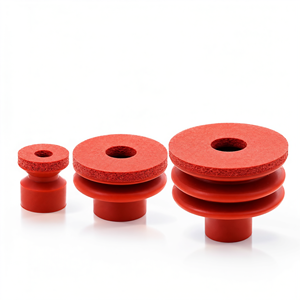 Ventouse en mousse de silicone sans trace, robuste, avec trou de 8 mm, diamètre 8-50 mm, pour robot de préhension et de placement - Product Image 1
