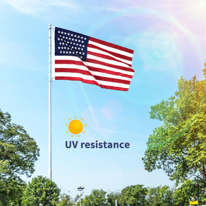 Heyuan 3x5 3x5 bandiere esterne pesanti americana Usa rosso bianco <span class=keywords><strong>bandiera</strong></span> blu <span class=keywords><strong>con</strong></span> <span class=keywords><strong>stella</strong></span> ricamata a prova di UV e impermeabile - Product Image 3