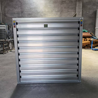 Système de ventilation de serre agricole avec coussin de refroidissement par évaporation et ventilateur DC pour la circulation de l'air et le refroidissement des exploitations agricoles, en matériau PE