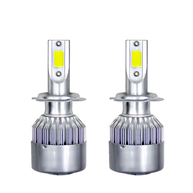 New C6 H7 LED Bulbs 6000K Motorcycle Headlight for Suzuki 1000 750 600 Hayabusa Fog Lamp Lights White