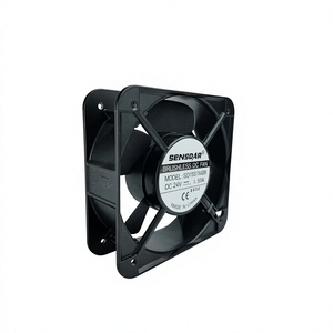 Ventilateur axial DC à vitesse variable PWM 150x150x51mm 12V pour la purification de l'air frais commercial et la ventilation des unités principales - Product Image 3