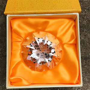 Cadeau de fête de mariage, accessoire de bijouterie, porte-serviette <span class=keywords><strong>en</strong></span> <span class=keywords><strong>verre</strong></span> et <span class=keywords><strong>diamant</strong></span> coloré, fausse bague <span class=keywords><strong>en</strong></span> <span class=keywords><strong>diamant</strong></span> <span class=keywords><strong>en</strong></span> cristal - Product Image 5