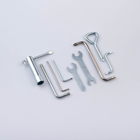 Clé à molette simple en acier au carbone zingué, mini clé métrique, outil d'assemblage gratuit OEM, accessoires de quincaillerie pour meubles