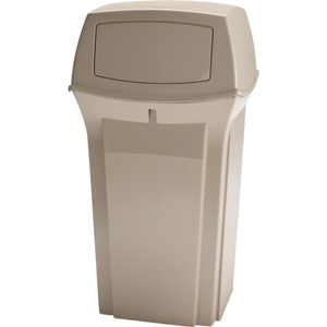 Bidone per Rifiuti Ranger 132,5 L con Doppia Apertura, Design Moderno Beige per Uso Esterno - Product Image 2
