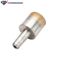 Broca de diamante sinterizado resistente al desgaste de 4mm-165mm para perforar vidrio, broca de diamante con vástago cónico para azulejos de cerámica
