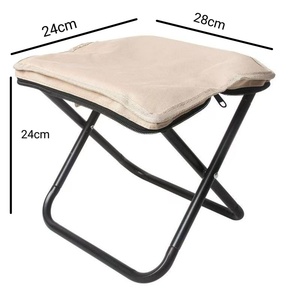 Sedia <span class=keywords><strong>Pieghevole</strong></span> Portatile da Campeggio Multifunzionale con Porta Penne, Mini <span class=keywords><strong>Sgabello</strong></span> da Pesca, <span class=keywords><strong>Piccolo</strong></span> <span class=keywords><strong>Sgabello</strong></span> <span class=keywords><strong>Pieghevole</strong></span> in Tessuto Oxford - Product Image 6