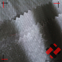 10D ultra léger haute résistance à la déchirure en nylon ripstop double face tissu silnylon enduit de silicone