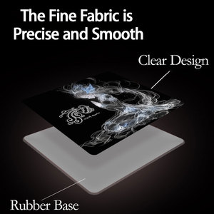 لوحة ماوس سوداء ملحقات كمبيوتر مكتب مخصص حصيرة ماوس مضادة للانزلاق لوحة ماوس للكمبيوتر بسعر الجملة - Product Image 3