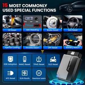 Escáner OBD2 Bluetooth KINGBOLEN Ediag Elite, Diagnóstico Bidireccional de Todos los Sistemas, Más de 15 Reinicios, Actualizaciones de por Vida, Sin Suscripción - Product Image 3