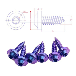 Taming Lớp 5 bu lông và ốc vít Torx thô baut Titan mentahan bu lông xe máy GR5 baut TITAN Việt Nam buộc ốc vít - Product Image 6