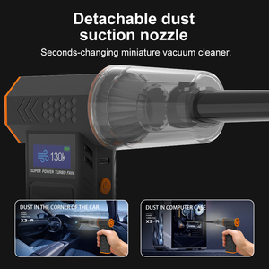 220W Mini Soplador Pistola Aire Aspirador Air Duster ugello neve campeggio auto Kit <span class=keywords><strong>per</strong></span> la pulizia della <span class=keywords><strong>spazzola</strong></span> <span class=keywords><strong>per</strong></span> barbecue da esterno - Product Image 2