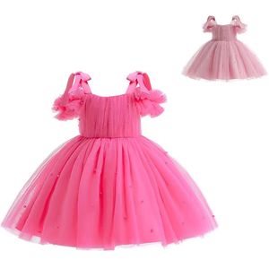 Robe à bretelles en gaze pour filles, style princesse, vêtements de scène pour enfants - Product Image 1