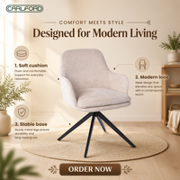 Chaise de salle à manger en velours CARLFORD avec pieds en métal doré, dossier incurvé et poignée annulaire pour maison moderne, salon, cuisine - Vente en gros