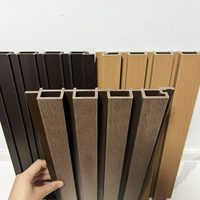 Harga Pabrik Panel Dinding WPC Outdoor, Panel PVC Lainnya, Panel Dinding WPC Komposit, Cladding Sirip Eksterior