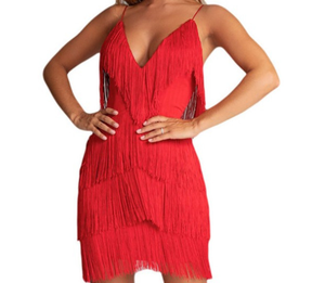 Sexy Low Cut V-Ausschnitt Tank Kleid Mini kleid Sensible Ärmelloses Kleid Einfarbig Modisches Design für Party - Product Image 4