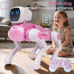 Chien robot intelligent avec contrôle par application, interaction vocale et commandes programmables, chien robot télécommandé 2,4 GHz - Product Image 4