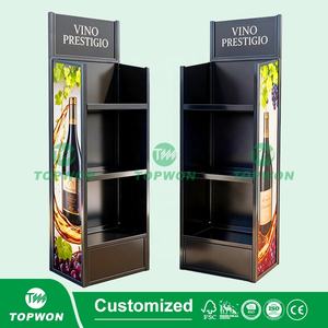 Tienda minorista personalizada Supermercado Soporte de exhibición de <span class=keywords><strong>metal</strong></span> 3 niveles Cerveza Vino Estante de exhibición de <span class=keywords><strong>metal</strong></span> Latas de aerosol Estante de exhibición de <span class=keywords><strong>metal</strong></span> - Product Image 6