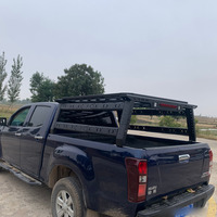 VEWU OVERLAND Porte-charge réglable en acier pleine hauteur pour benne de pick-up avec plateforme de chargement multi-barres TC24