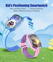 Montre connectée pour enfants D55 4G, écran carré IPS, fréquence cardiaque, écran 1,83 pouces, Android 8.1, navigation GPS, réveil, calendrier, sans fil