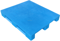 Palette en plastique moulée par injection HDPE industrielle, logo personnalisé, palette en plastique empilable pour le transport en conteneur