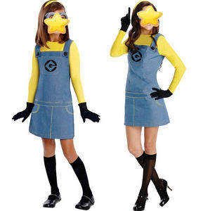 Moda Anime familia completa Halloween ropa <span class=keywords><strong>Cosplay</strong></span> disfraz personaje de dibujos animados actuación <span class=keywords><strong>Cosplay</strong></span> Mini0n disfraz - Product Image 4