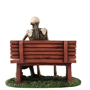 L'Amore Non Muore Mai: Statuetta di Uomo Scheletro che Accarezzza <span class=keywords><strong>il</strong></span> Cane, Decorazione per <span class=keywords><strong>il</strong></span> Giorno dei Morti, Simbolo di Amicizia Eterna - Product Image 4