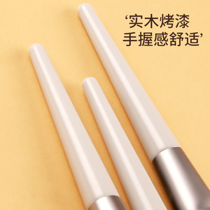 Chichodo 12-Piece Makeup <b>Brush</b> Set Synthetic Fiber Wooden Handle Foundation <b>Brushes</b> - Product Image 4