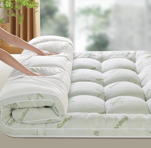 <span class=keywords><strong>Surmatelas</strong></span> en bambou en gros, <span class=keywords><strong>surmatelas</strong></span> matelassé rafraîchissant extra épais à faible MOQ, fabricant de housses de matelas lavables - Product Image 6