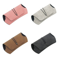 Boîte de rangement de bijoux pour lunettes de soleil en cuir de voyage pour lunettes de soleil