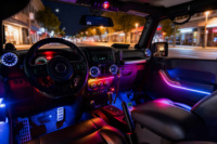 Lumière d'ambiance de voiture SJC 64 couleurs pour Jeep Wrangler JK JL 2011-2023, accessoires de ventilation d'air à turbine LED pour la mise à niveau de l'intérieur de la voiture