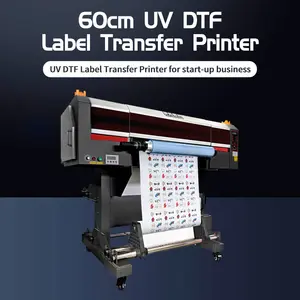 Titanjet printer DTF 60 UV format besar kecepatan tinggi cocok untuk kustomisasi label warna.