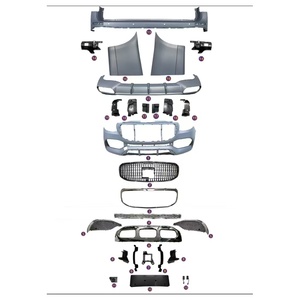 Kit carrozzeria auto per <span class=keywords><strong>Mercedes</strong></span> Benz velocista VAN W907 <span class=keywords><strong>2018</strong></span> + aggiornamento stile maybach includono il tubo di scarico della griglia della griglia del paraurti posteriore anteriore - Product Image 1