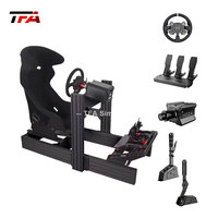 Simulador de Carreras de Aluminio DIY, Plataforma de Conducción para PC, TFA, Xbox, G25, G27, G29, G920, Asiento de Simulación de Carreras GTR