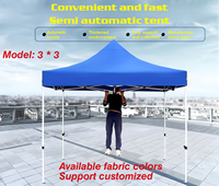 Tente pliante portable et étanche pour extérieur, structure en fer simple, 3x3, 3x4.5, 3x6m, stand publicitaire pour exposition, salon professionnel, toutes saisons