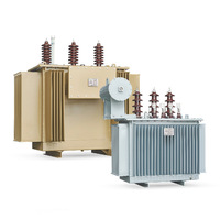 Transformateur de distribution d'énergie immergé dans l'huile triphasé 10kV 400V 800/1000/1250/1600kVA 50Hz à enroulement en aluminium/cuivre pour extérieur