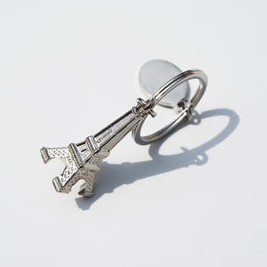 Llavero con Insignia Estampada, Llavero de Dubái, Llavero de la Torre <span class=keywords><strong>Eiffel</strong></span>, Metal Personalizado, Amor Romántico, Europa, Personalizado, CN;GUA - Product Image 1