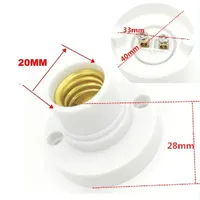 Base de lampe à vis E27 support de lampe douille Base lumière E27 support de douille adaptateur accessoires B22 bougie Led ampoule support de tête de lampe