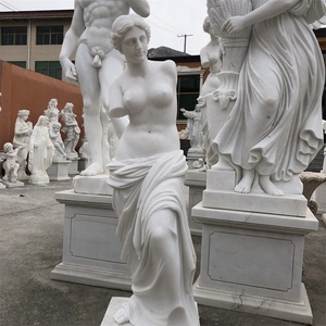 Famosa Statua in Marmo Fatta a Mano <span class=keywords><strong>di</strong></span> Canova: Principessa Bonaparte Vestita da <span class=keywords><strong>Venere</strong></span>, per Uso Esterno in Giardino - Product Image 2