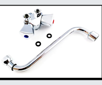 Robinet mélangeur moderne en laiton de haute qualité avec finition chromée pour chauffe-eau de salle de bain, installation facile