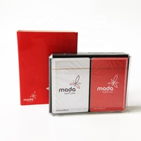 Boîte de rangement personnalisée en plastique transparent pour cartes à jouer publicitaires, avec coins arrondis, pour le stockage familial de cartes 100 % neuves