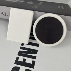 Aimants de réfrigérateur en céramique blanche à faire soi-même pour la décoration de la maison et de la cuisine, effet mat non émaillé, pour les célébrations de la remise <span class=keywords><strong>des</strong></span> diplômes et de Pâques - Product Image 6