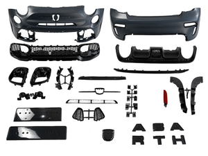 Kit carrosserie Abarth 595/695 pour Fiat 500 S3 Abarth 2007-2015 : pare-chocs avant, jupes latérales, pare-chocs arrière - Product Image 1