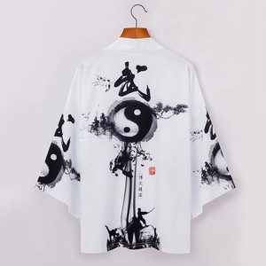 Kimono Japonés Personalizado con Diseño de Fantasma de Dibujos Animados, Haori Japonés, Capa de Anime - Product Image 4