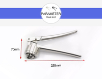 Pince à sertir manuelle pour flacons en acier inoxydable GL à prix d'usine pour bouteille de parfum et couvercle en plastique aluminium de 8mm à 32mm