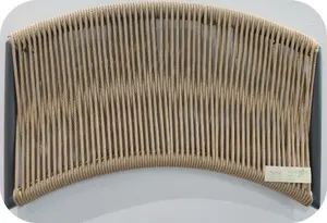 Matériaux bruts en <span class=keywords><strong>rotin</strong></span>/osier PE modernes pour chaises/extérieurs de <span class=keywords><strong>jardin</strong></span>, canapé, cour d'hôtel, style torsadé, meubles d'extérieur - Product Image 4